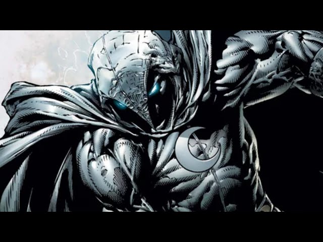 Moon Knight Wallpaper 4K, Monochrome, Marvel Comics