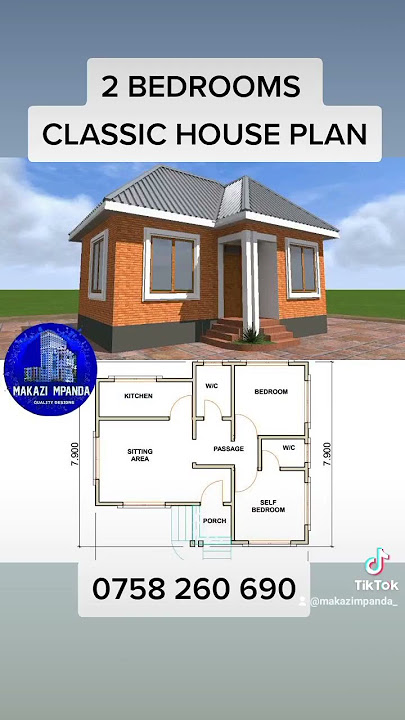 RAMANI NZURI YENYE VYUMBA VIWILI VYA KULALA. 1 SELF BEDROOM 1 SINGLE BEDROOM.