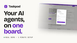 Taskpod — one board for your developers and AI coding agents