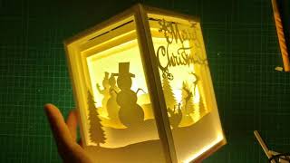 Multi-Sided 3D Lightbox - Part 2 - How to make template Lightbox Design | PAPERCUT LIGHTBOX  DIORAMA