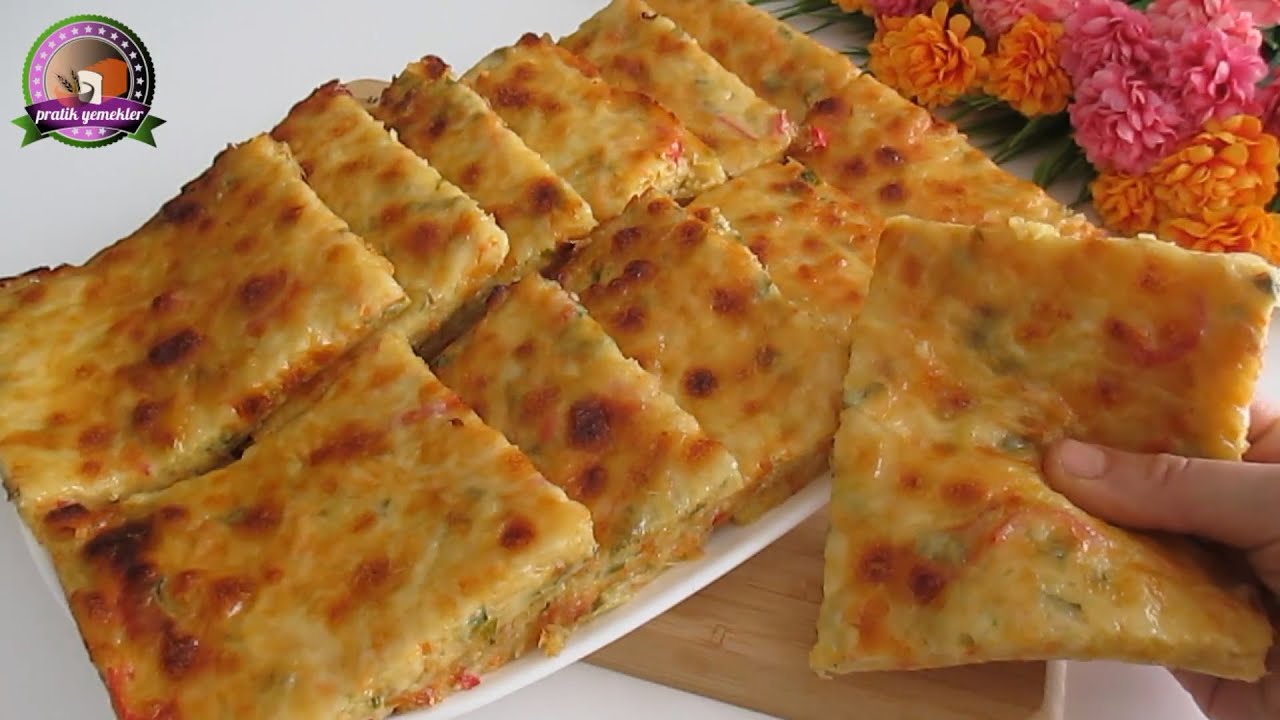 SADECE 3 PATATESİ RENDELEYİN!???? HER EVDE OLAN MALZEMELERLE PRATİK VE KOLAY.  PİZZADAN DAHA LEZZETLİ.