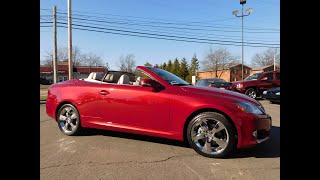 2010 Lexus IS 250C Retractable Hardtop Convertible - Only 28K Miles! California Car! Chrome 18" Whls Lexus Hardtop Convertibles For Sale