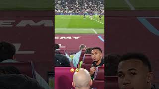 Calling Out Arsenal Players from the West Ham Stands! 🤣⚽                          #arsenal #westham