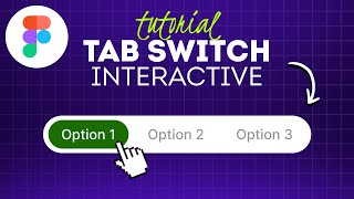 How to Create Interactive Tabs with Hover and Click | Figma Tutorial