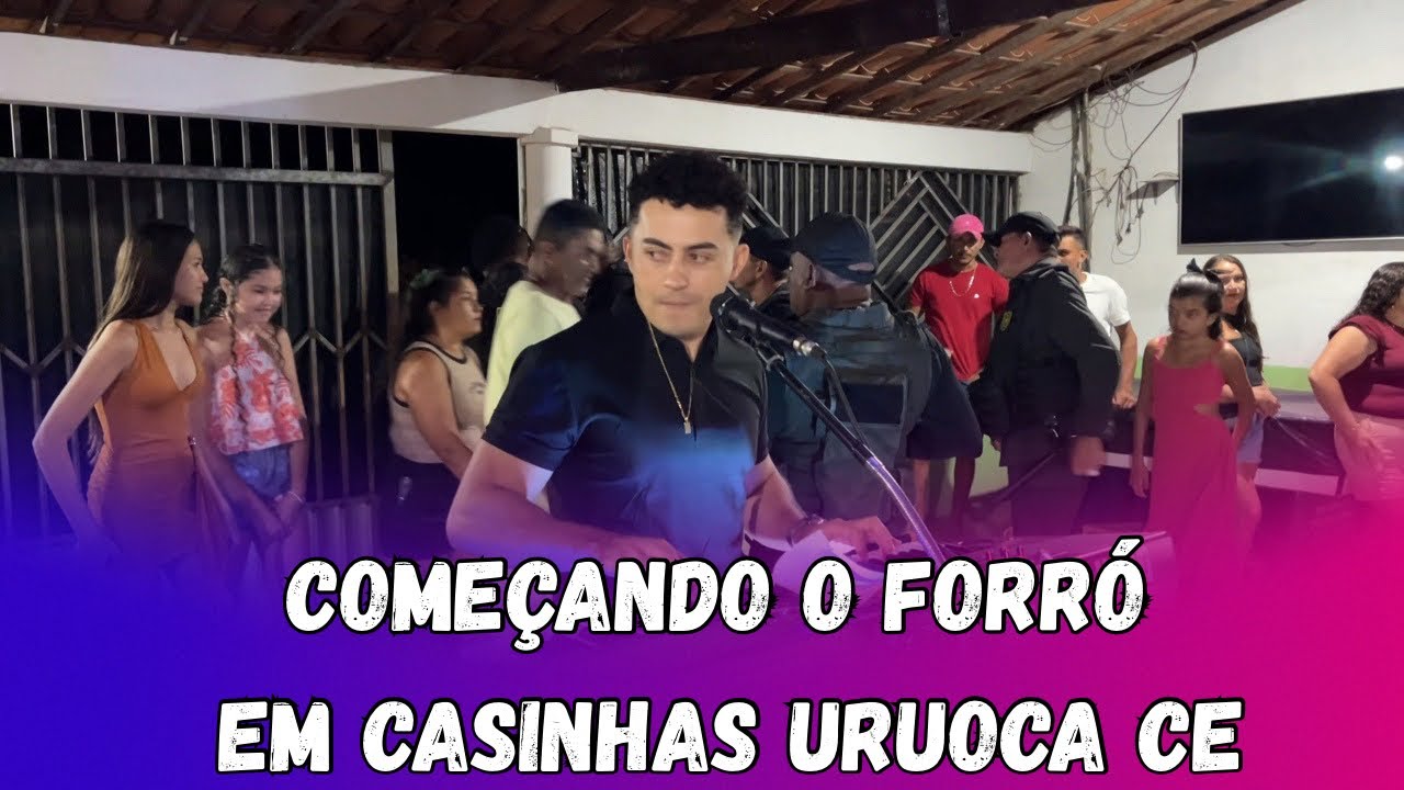 NOVA SEQUÊNCIA DE FORRÓ AO VIVO/NA CHURRASCARIA FRANGO FORTE/EM CASINHAS URUOCA GILDENES ARAÚJO 