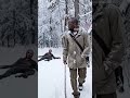 Morgan en la nieve.