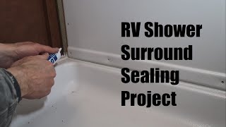 RV Shower Sealing | RV Maintenance