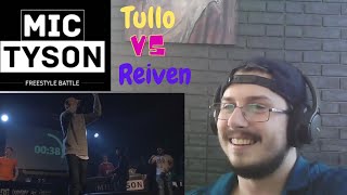 Reazione Mic Tyson - Freestyle Battle 2017 || Tullo VS Reiven (ottavi di finale, turno 6) REACTION