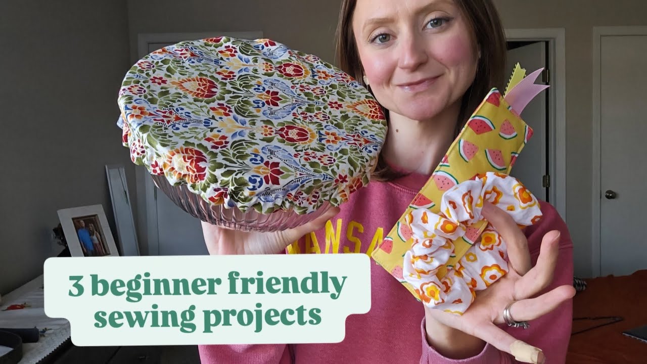 3 beginner friendly sewing projects in under 20 minutes - YouTube