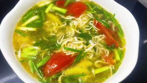 CÁ NGẦN NẤU CANH CHUA / cá ngần nấu ngót nhanh gọn mà ngon