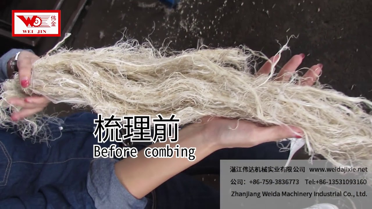 SISAL FIBER COMBING MACHINE