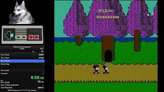 Mickey Mousecapade Any% NES Speedrun in 12:45