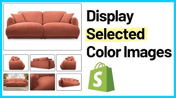 How to Display Selected Color Images on Shopify Product Page (No App Needed!) HORIZON Theme