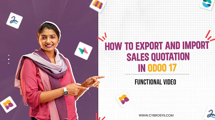 #41 How to Export and Import Sales Quotations in Odoo 17 Sales | Odoo 17 Sales Tutorial