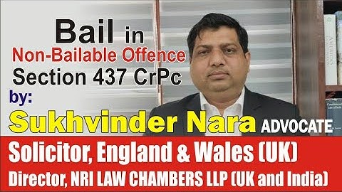 Bail In Non-Bailable Offence | Section 437 Cr.Pc