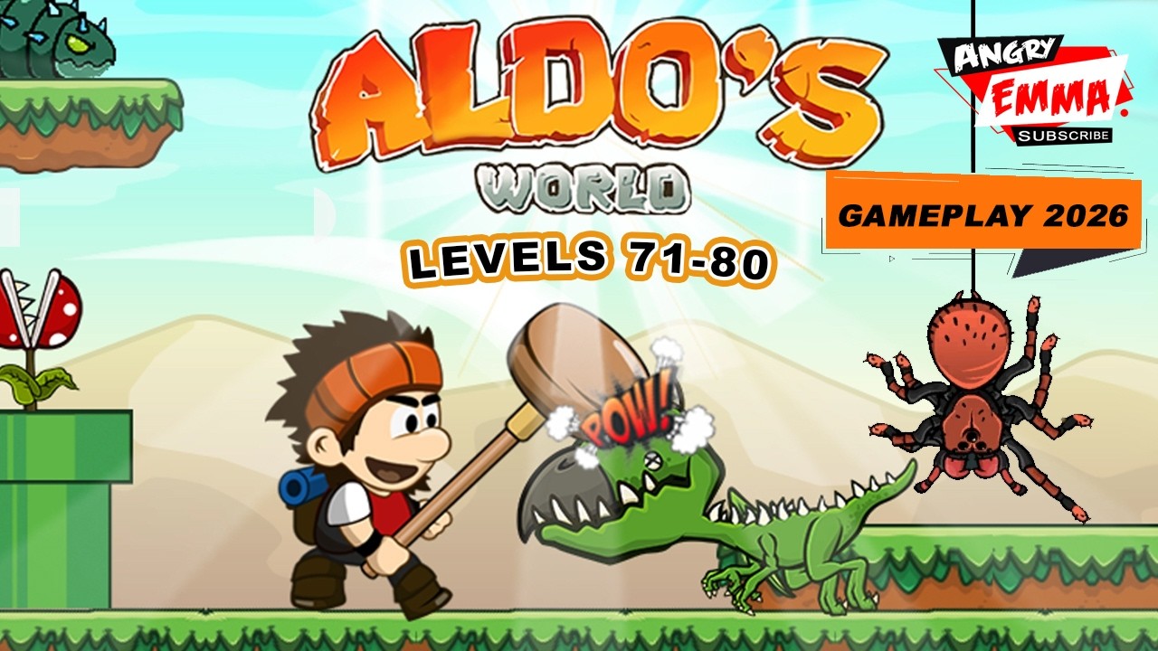 Aldo's World - Levels 71-80 + BOSS (gameplay 2026)