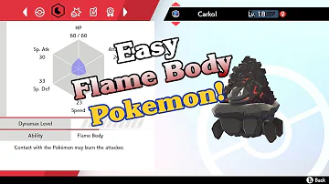 How do you get a Sizzlipede with Flame Body?