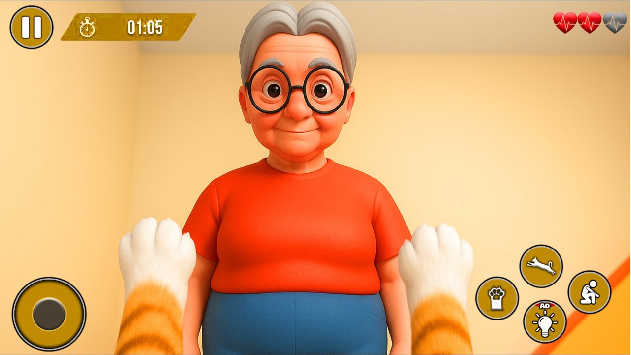 Grandma Cat Prankster & Chaos Part 4 | Funny Cat Prank Game | Android Gameplay