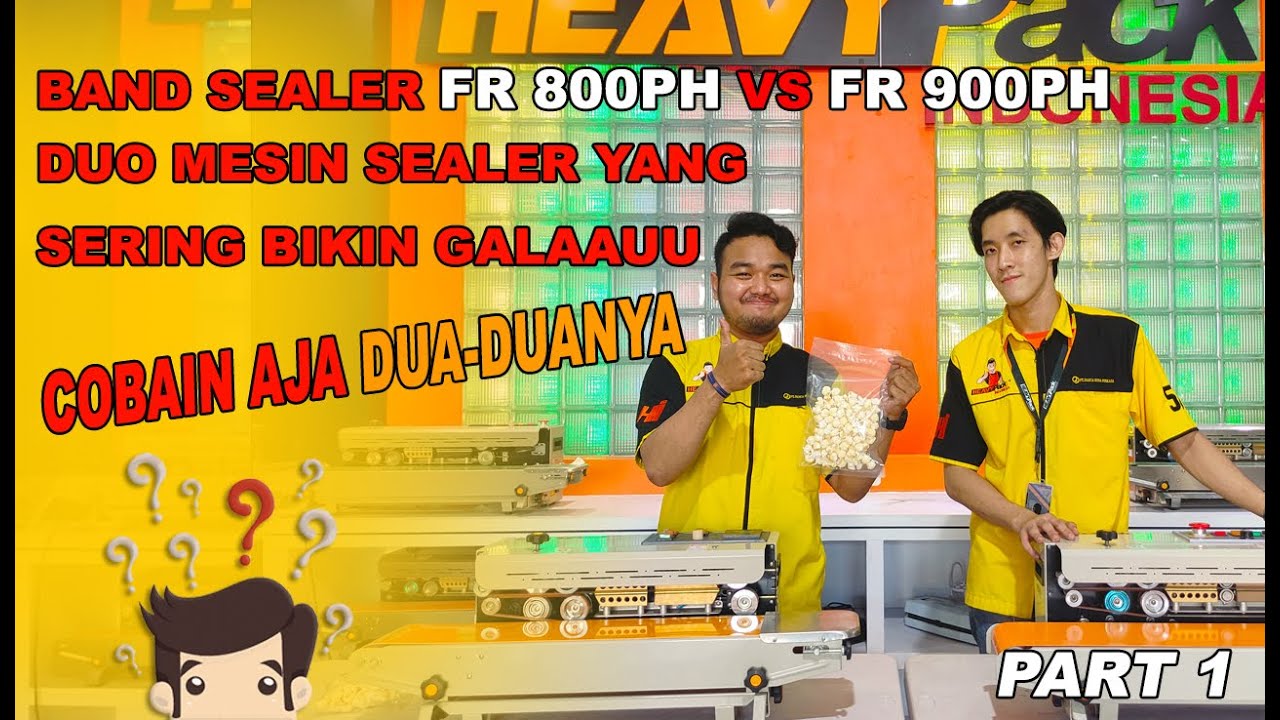 #1 FR800 dan FR900 BEDAIN YANG PALING MENONJOL MESIN OTOMATIS BAND SEALER | MESIN PENGEMAS OTOMATIS