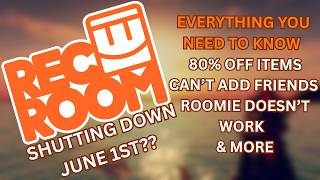 Rec Room Is Shutting Down On June 1st... Profile