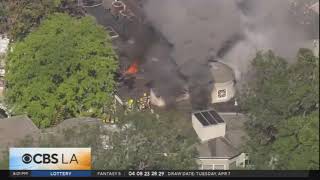 CBSLA: Massive Mansion Fire in Beverly Crest | April 7, 2026