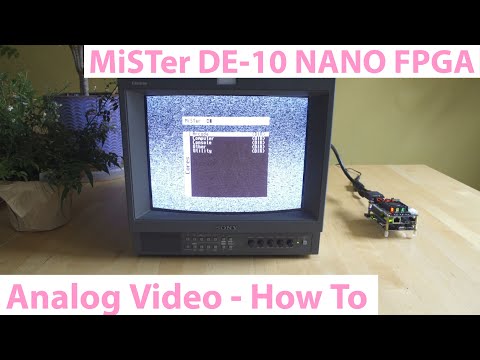 MiSTer FPGA Analog Video Guide and Setup Tutorial - VGA, PVM&rsquo;s and Component Video