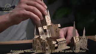 Introducing the Ugears Hogwarts™ Castle 3D Wooden Puzzle from the Harry Potter™ Series! 🏰✨ screenshot 3