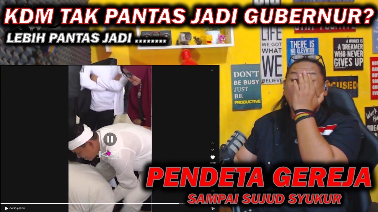 KDM Tak Pantas Jadi GUBERNUR❗❗ Pendeta Gereja Sujud Pantasnya Kang Dedi Mulyadi Jadi PRESIDEN❗❗