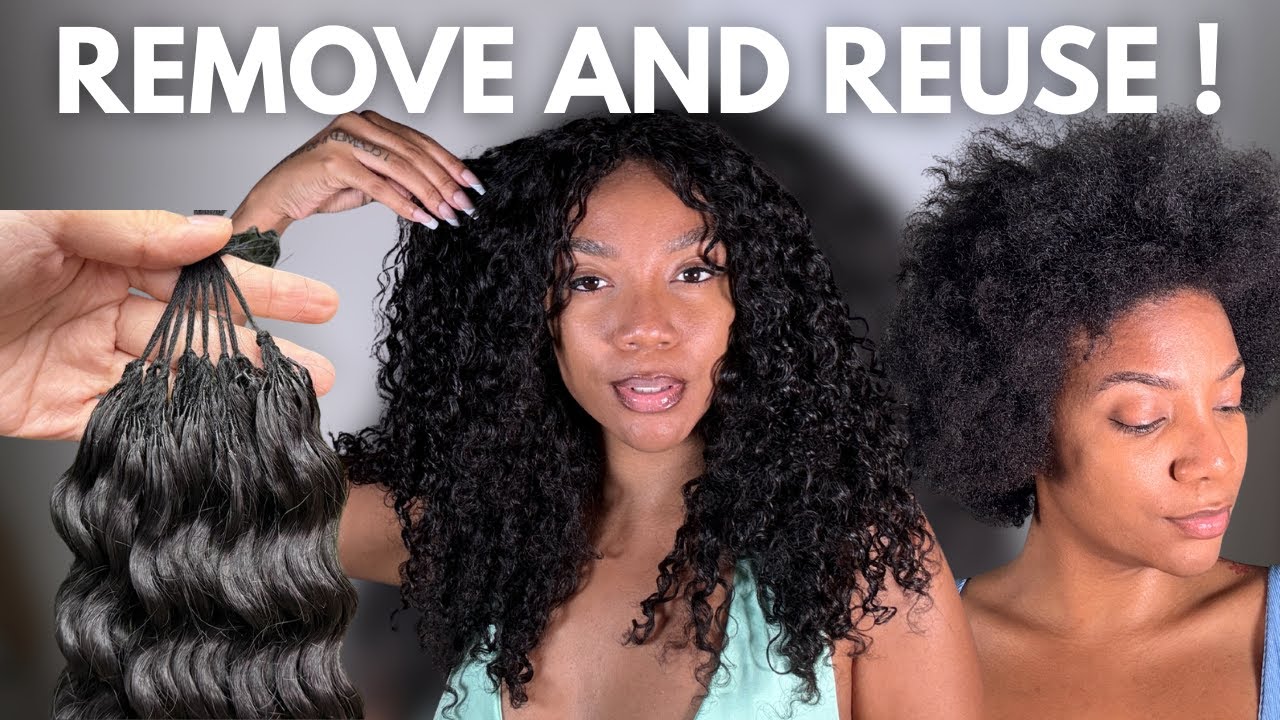 How to REMOVE and REUSE crochet human hair