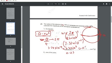 A LEVEL PHYSICS | 9702 |  PAST PAPER QUESTIONS | CIRCULAR MOTION