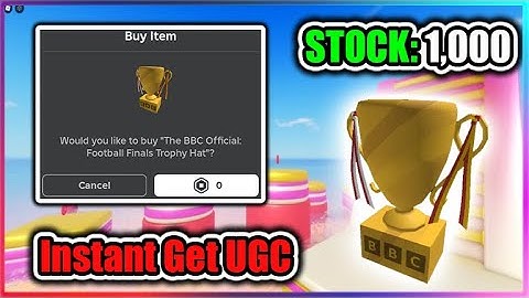 [UGC LIMITED] Wonder Chase Script - Instant Get Trophy Hat