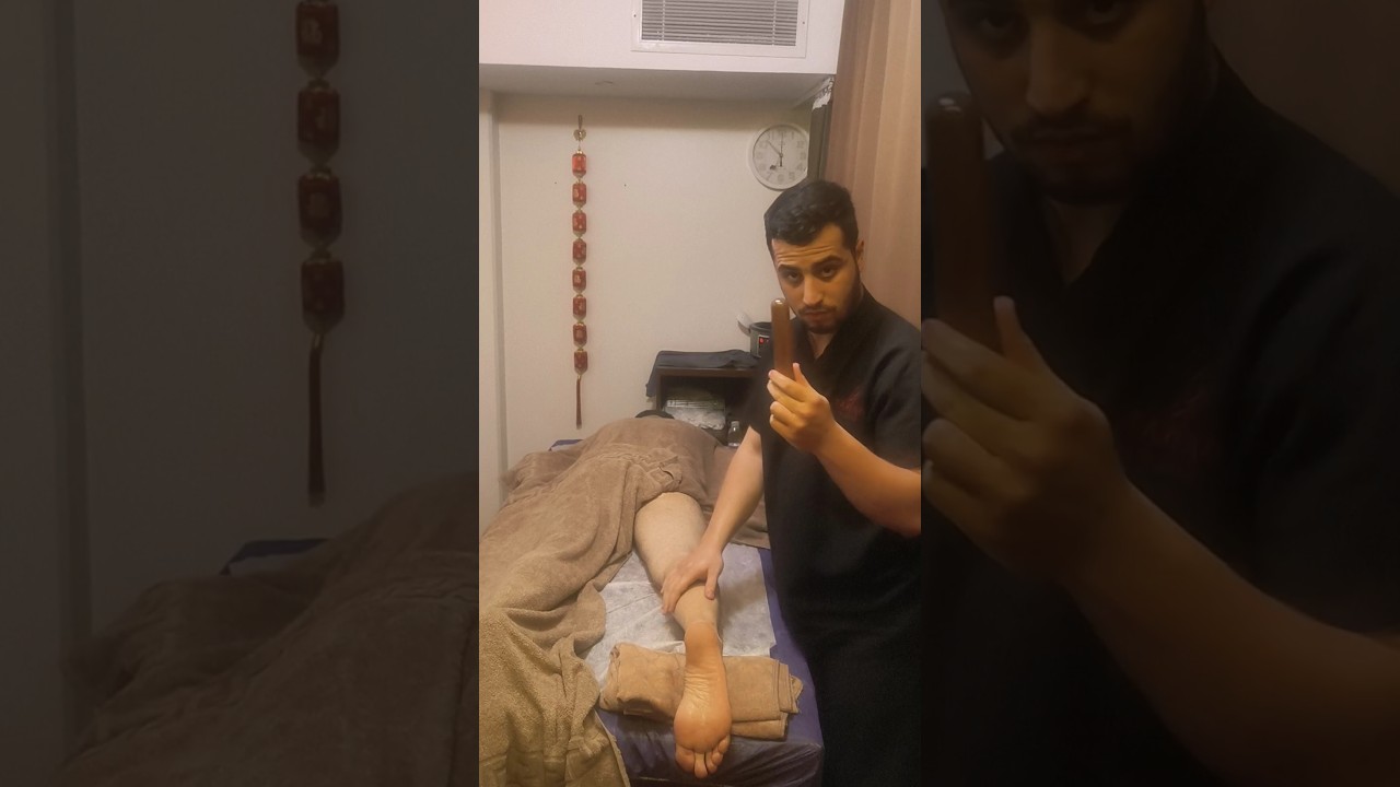 Japanese Wood Stick Foot Massage💥🔥 