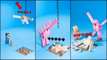 The Most Satisfying 3D Golem Saving Mobs Compilation