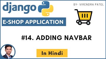 #14. Adding Navbar  | Eshop | Django | In Hindi