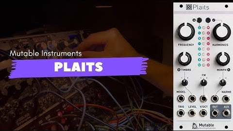 Solo from the Plaits Mutable Instruments (Live modular techno)