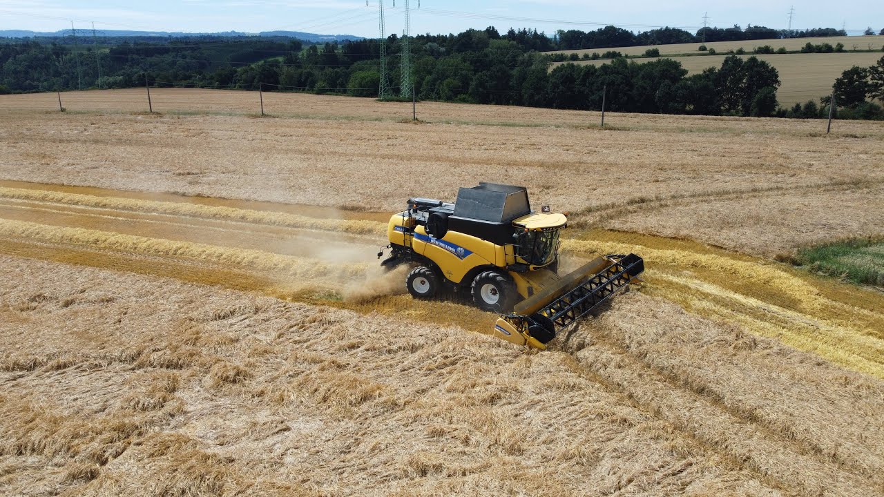 ŽNĚ HARVEST 2022 New Holland CX 8.85 TM190 OVOCNÉ SADY SYNKOV S.R.O.