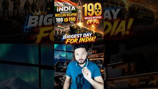 India’s NUCLEAR POWER Just Reached a New Level!! 190 Warheads Now #shorts