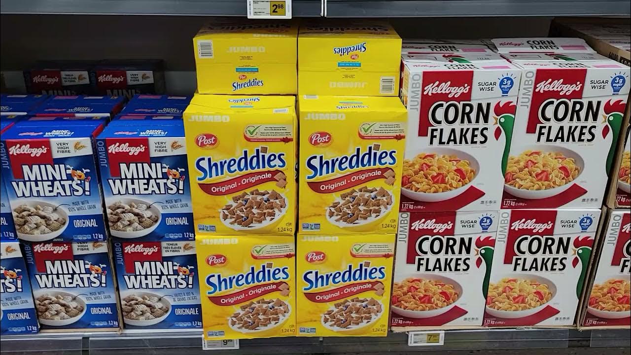 HUGE Cereal Haul Breakfast Cereals Canada வித விதமான Cereal