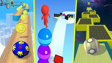 Going Balls vs Stack Rider vs Action Balls New Update Gameplay