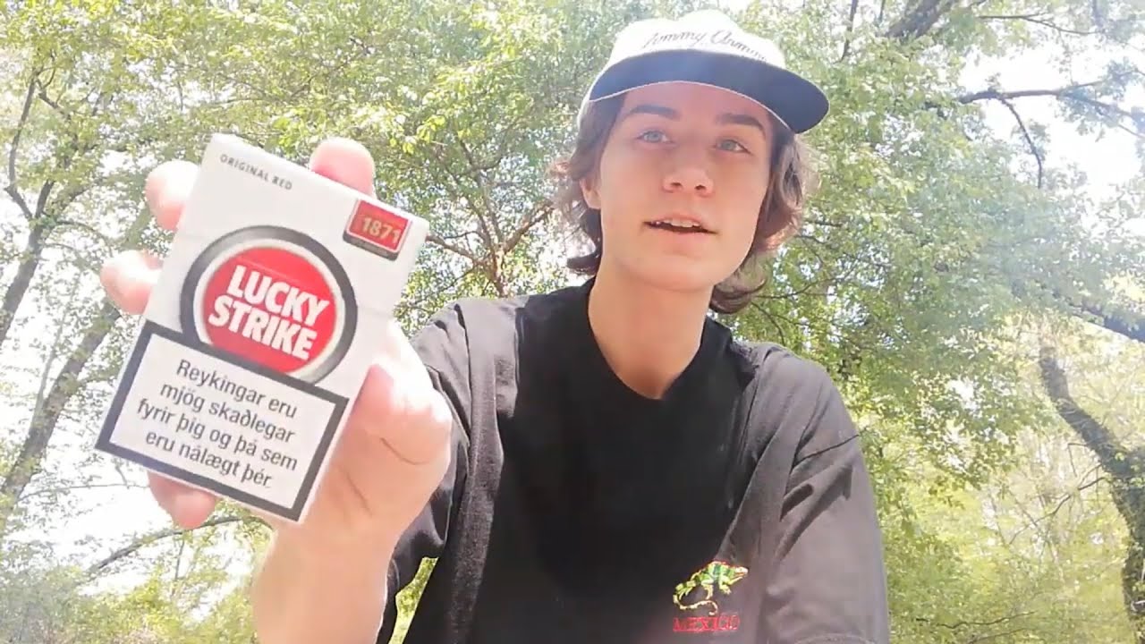 can you buy cigarettes in iceland Smoking a Lucky Strike Cigarette from Iceland