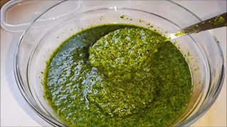 Pesto Alla Genovese Pronto In Pochi Minuti Il Segreto Per Mantenerlo Sempre Verde