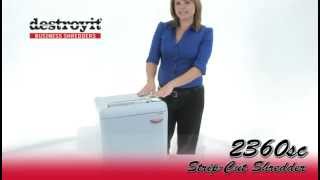 DestroyIt 2360 Strip-Cut Shredder