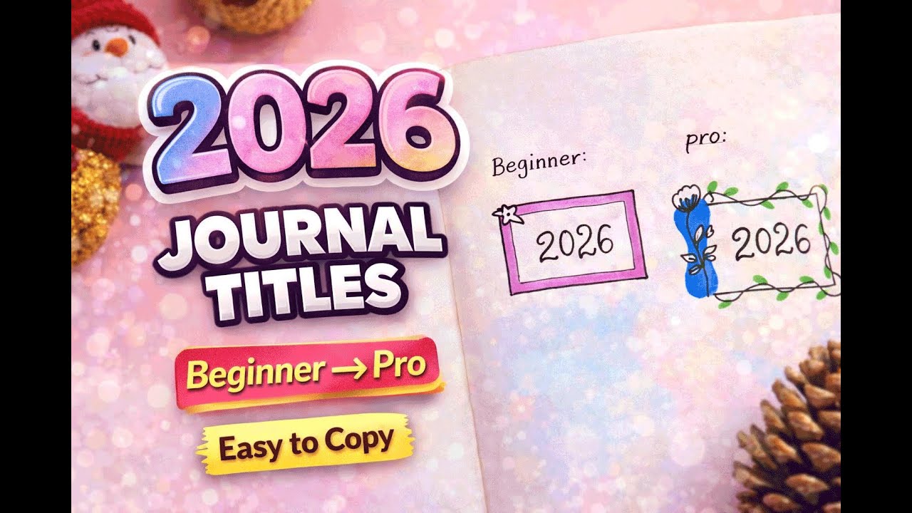 2026 Journal Cover Ideas ✨ Simple to Next-Level Notebook Designs You’ve Never Seen