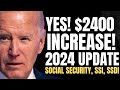 YES! $2400 INCREASE For Social Security Beneficiaries Has MORE Support | Social Security, SSI, SSDI