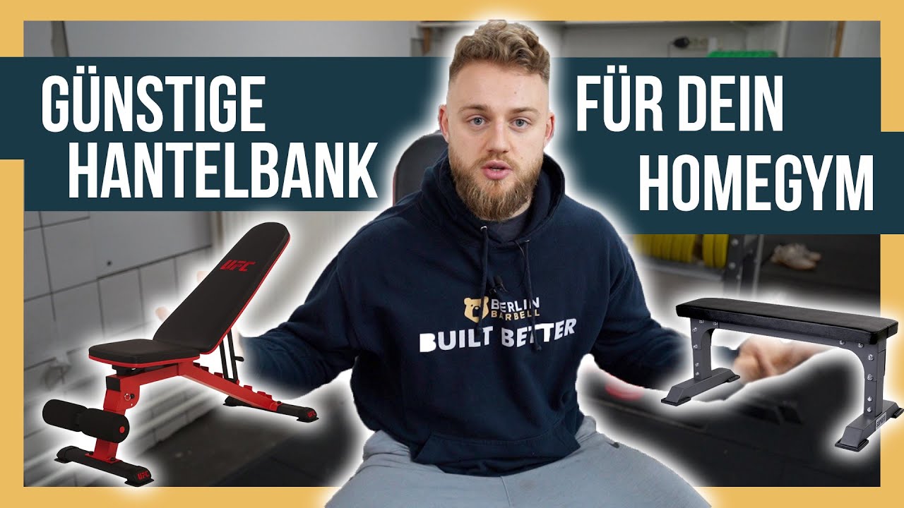 Günstige Hantelbank für Dein Homegym - Berlin Barbell Equipment Tipps -  YouTube