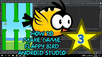 Android Studio Game Tutorial Make game Flappy Bird - Part 3 - (Score - Collision - Game Over))