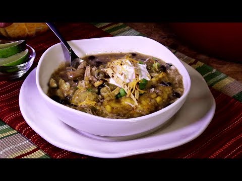 How to Make Chicken Enchilada Soup with Cornmeal Dumplings