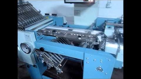 MBO B123 Pile Feed Folder with 8 Page Return and Rollaway Delivery