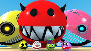 PACMAN & MS-PACMAN & ROBOT PACMAN VS CARTOON CAT & MONSTER PACMAN BEST COLLECTION X-991