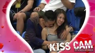 Man Caught Squeezing Girlfriend's Breast On Kiss Cam Of 2017 William Jones Cup